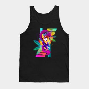 Synthwave Scootaloo Tank Top